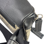 Gucci Beige/Black Leather GG Eden Belt Bag