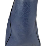 Gucci Navy Blue Swing Leather Tote Bag