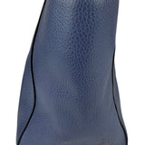 Gucci Navy Blue Swing Leather Tote Bag