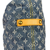 Louis Vuitton Denim/Leather Trim Monogram Neo Cabby Handbag