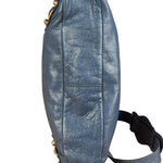 Balenciaga Light Blue Arena Leather Classic Le City