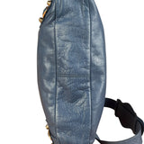 Balenciaga Light Blue Arena Leather Classic Le City