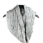 Stretch Fur Mayson Grey Mink Infinite Scarf