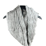 Stretch Fur Mayson Grey Mink Infinite Scarf