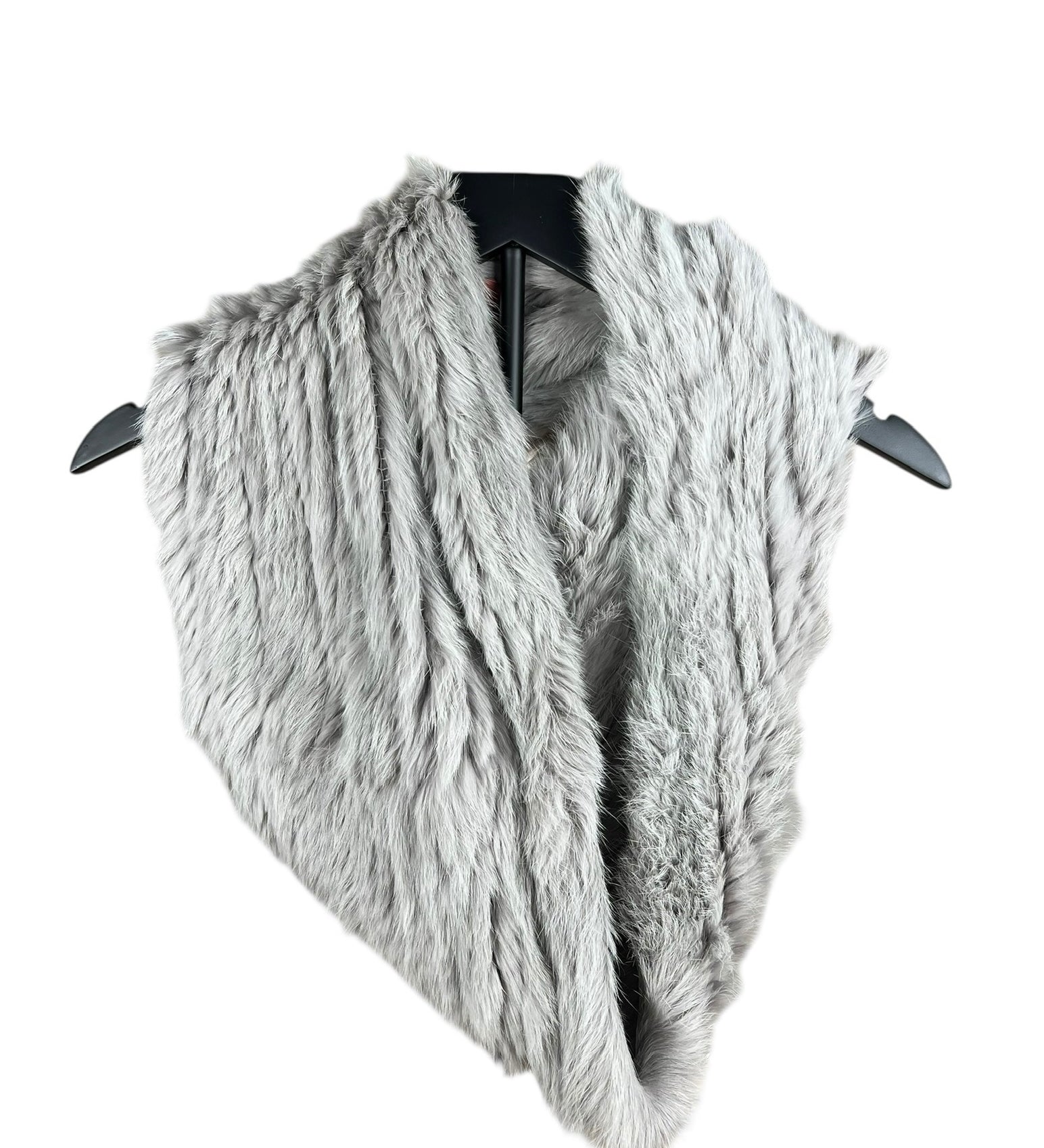 Stretch Fur Mayson Grey Mink Infinite Scarf