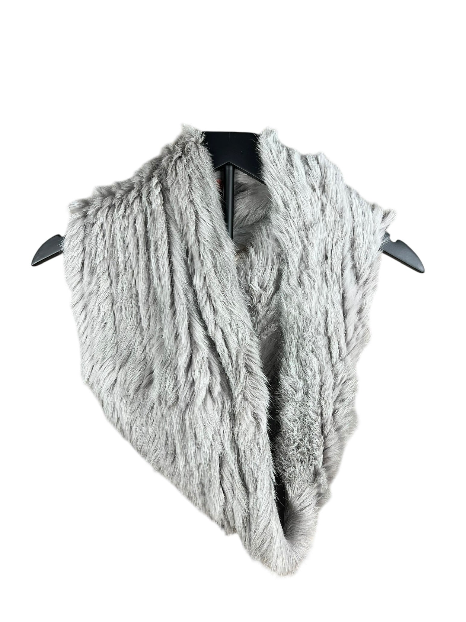 Stretch Fur Mayson Grey Mink Infinite Scarf