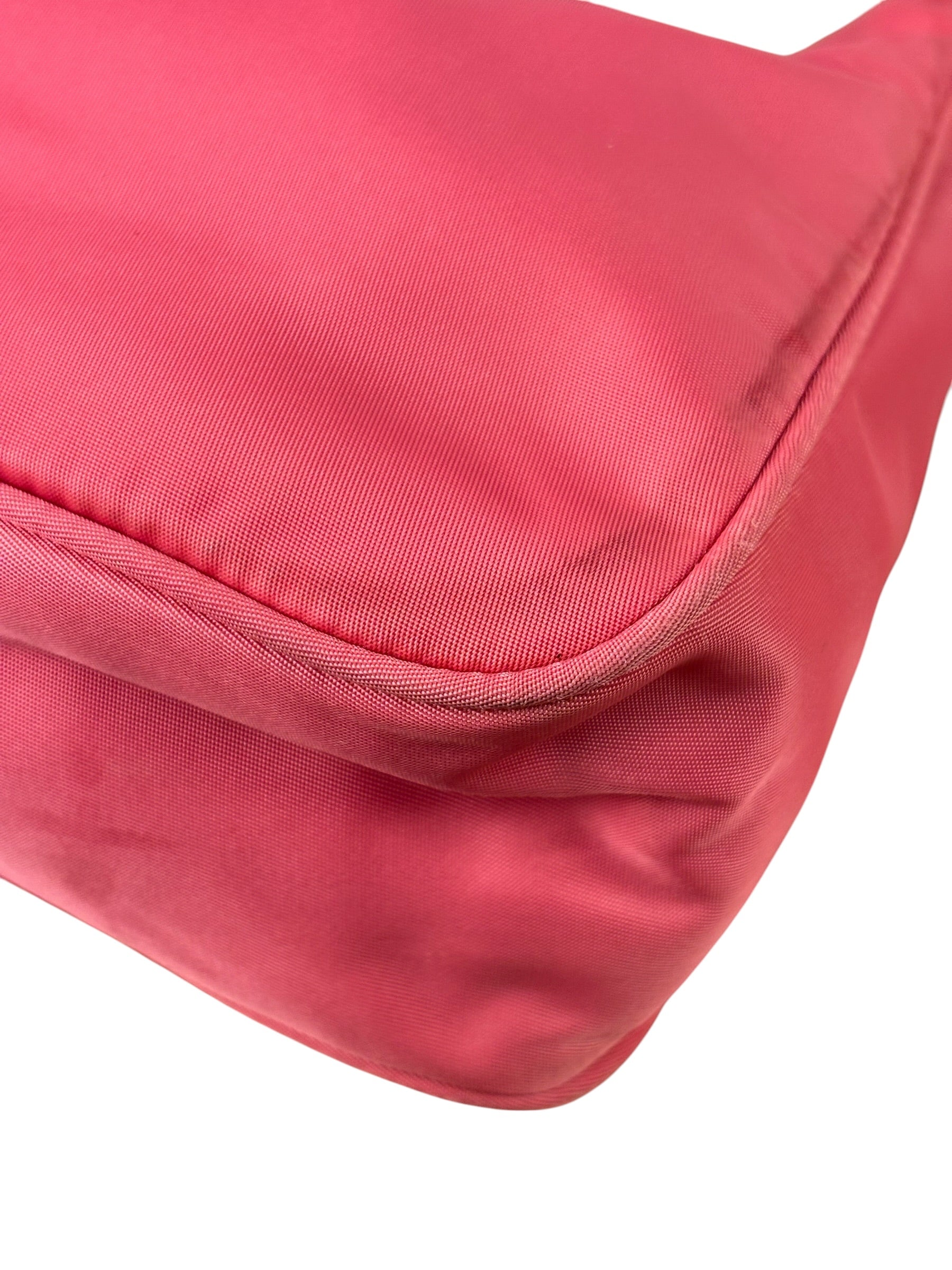 Prada Pink Tessuto Nylon Pochette