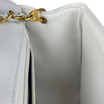 Chanel White Lambskin Diana Bijoux Flap 1992