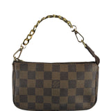 Louis Vuitton Damier Ebene Mini Pochette (Replacement Chain)