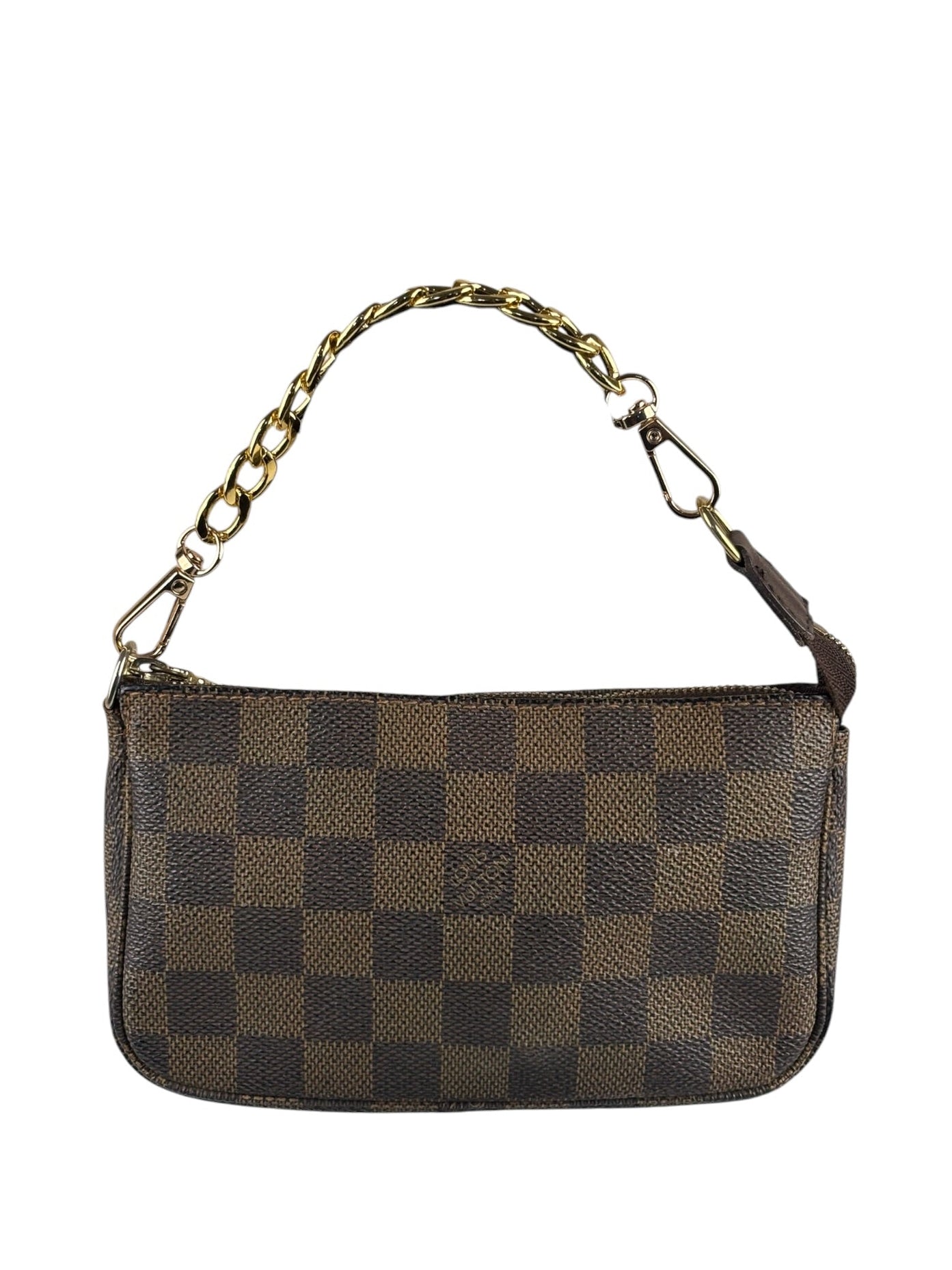 Louis Vuitton Damier Ebene Mini Pochette (Replacement Chain)
