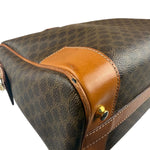 Celine Vintage Macadam Canvas Boston Bag