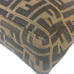 Fendi Leather Trim Zucca Pochette