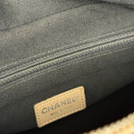 Chanel Vintage Patent Chocolate Bar Bowler Bag