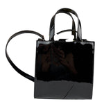 Off-White Black Patent Leather Kids Butterfly Bookish Two-Way Bag