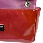 Chanel Burgundy Patent Leather Mademoiselle Bijoux Chain Flap Bag 2008