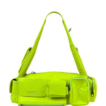 Balenciaga Fluo Yellow Leather Super Busy XS Sling Bag