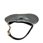 Prada Spazzolato Mini Grey Satin