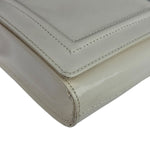 Jean Paul Gautier White Patent Leather Clutch Wallet