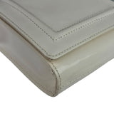 Jean Paul Gautier White Patent Leather Clutch Wallet