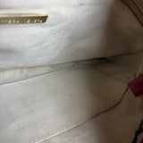 Bottega Veneta Vintage Red Intrecciato Hobo Bag