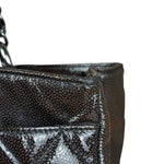 Chanel Black/Grey Textured Patent 2.55 Reissue Chain Tote