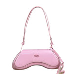 Diesel Pink Patent Leather Play Shoulder Bag