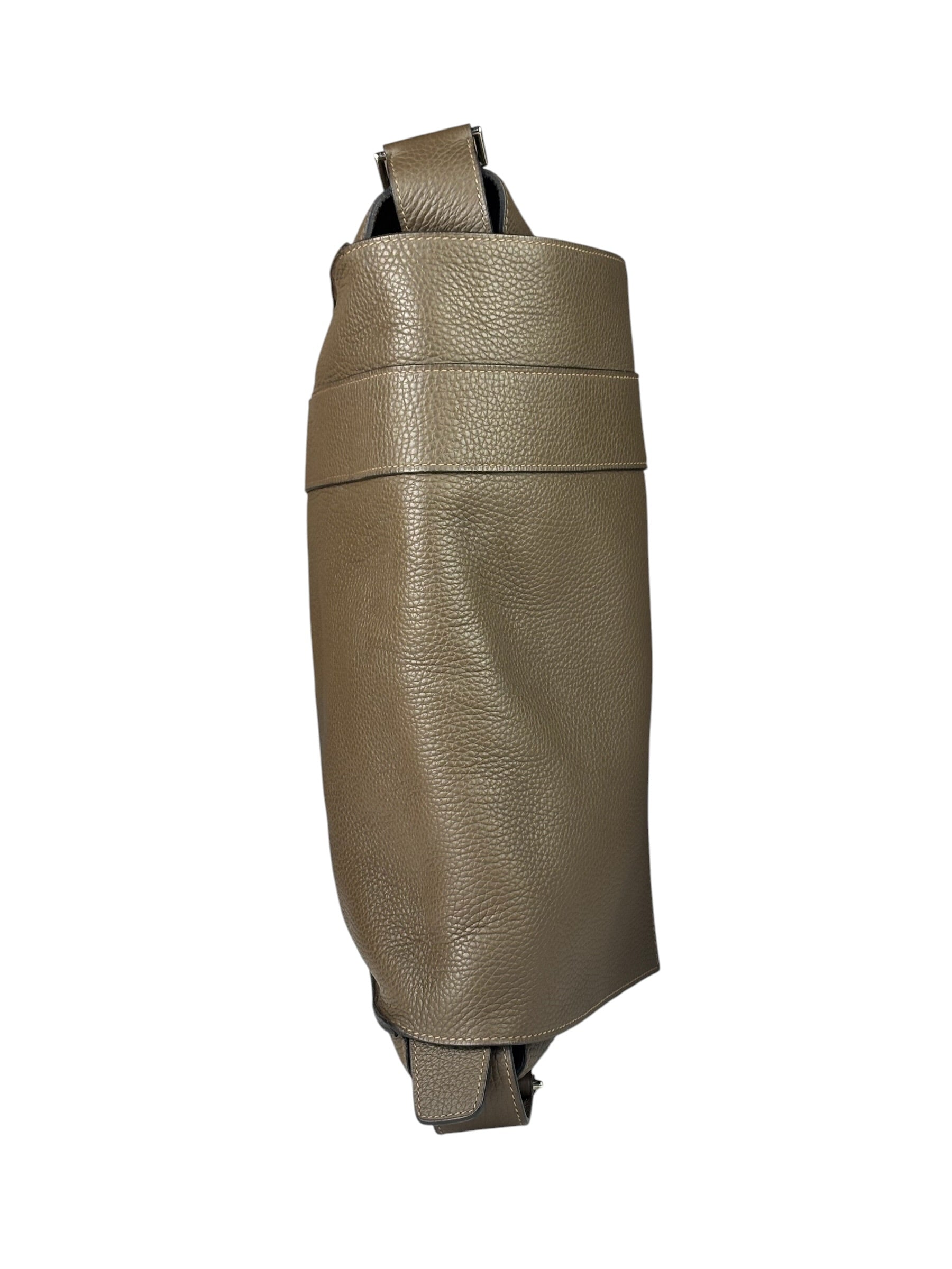 Hermes Brown Leather Sac Alfred Taorillon Clemence 35