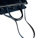 Fendi Black Patent Leather 2Jours Handbag