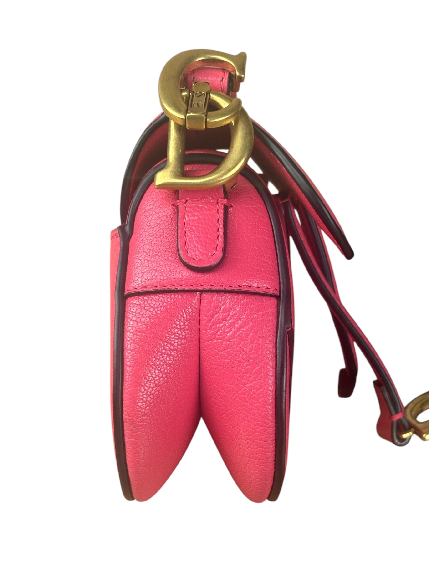 Christian Dior Pink Sanddle Micro Shoulder Bag