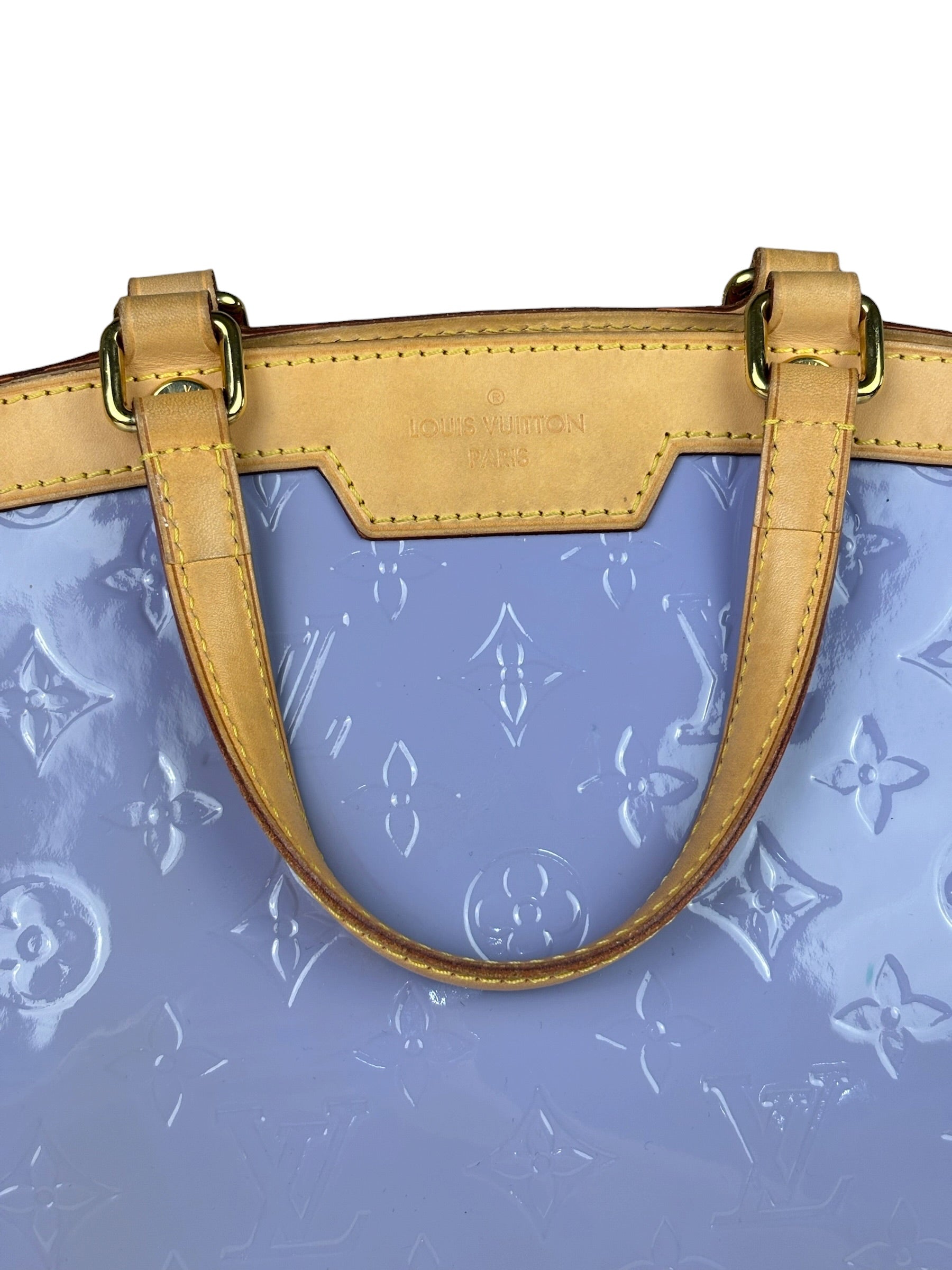 Louis Vuitton Lilac Vernis Monogram Brea Two-Way Bag