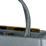 Fendi Grey Leather 2Jours Tote/Hand Bag
