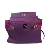 Hermes Kelly 35 Purple Ghillies Swift Togo Leather Handbag 2015