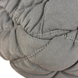 Chanel Black Quilted Satin Chain Shoulder Bag 2008