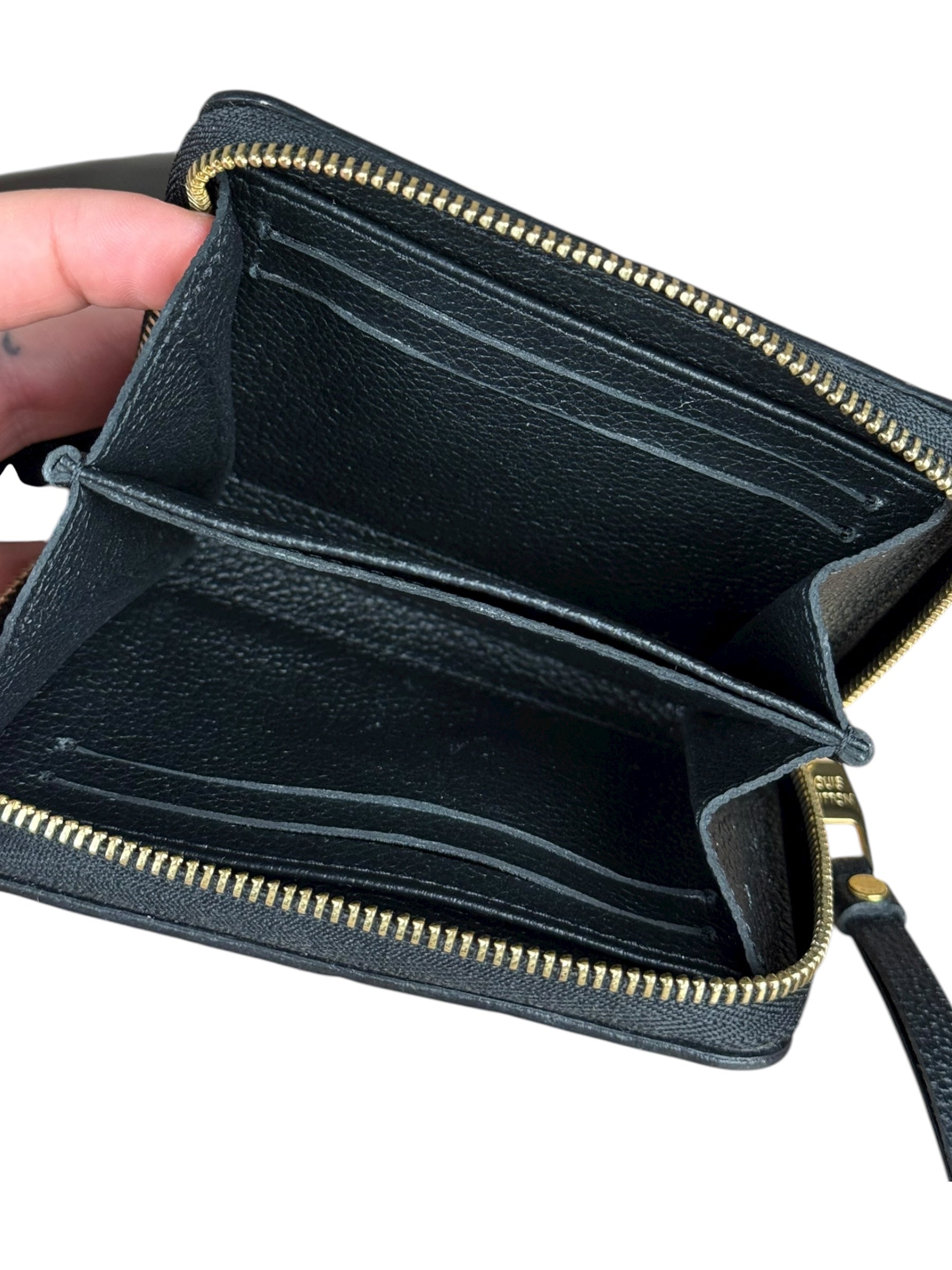 Louis Vuitton Black Zippy Coin Purse