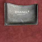 Chanel Black Quilted Caviar Leather Tablet Clutch Case