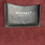 Chanel Black Quilted Caviar Leather Tablet Clutch Case