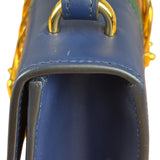 Gucci Navy Blue Sylvie Leather Crossbody Bag