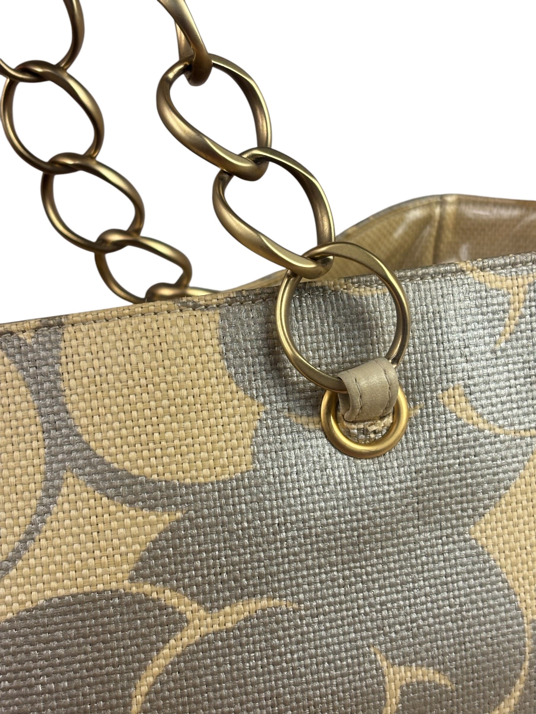Chanel Camellia Raffia Tote 2004