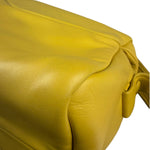 Prada Yellow Leather Padded Nappa Signaux Shoulder Bag