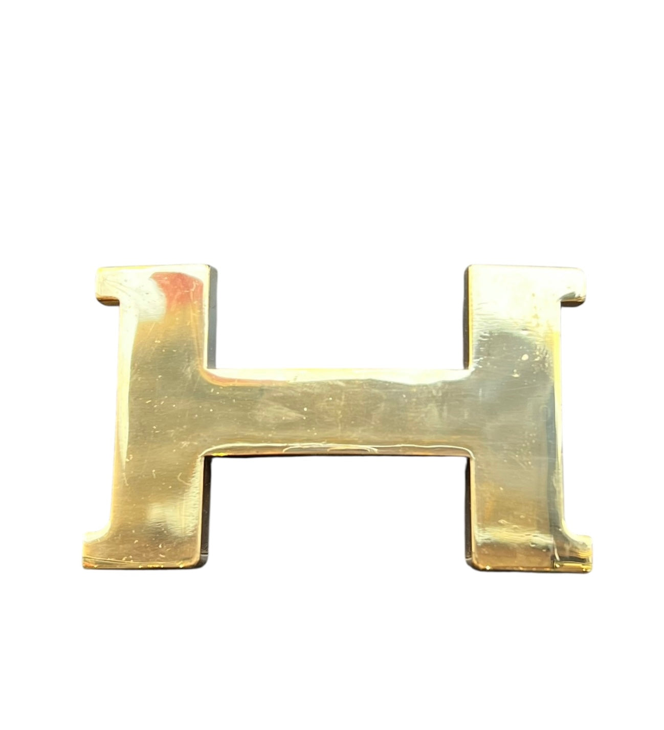 Hermes H Constance Polished Belt Buckle Gold