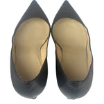 Christian Louboutin Black Leather Agneska Wave Pump
