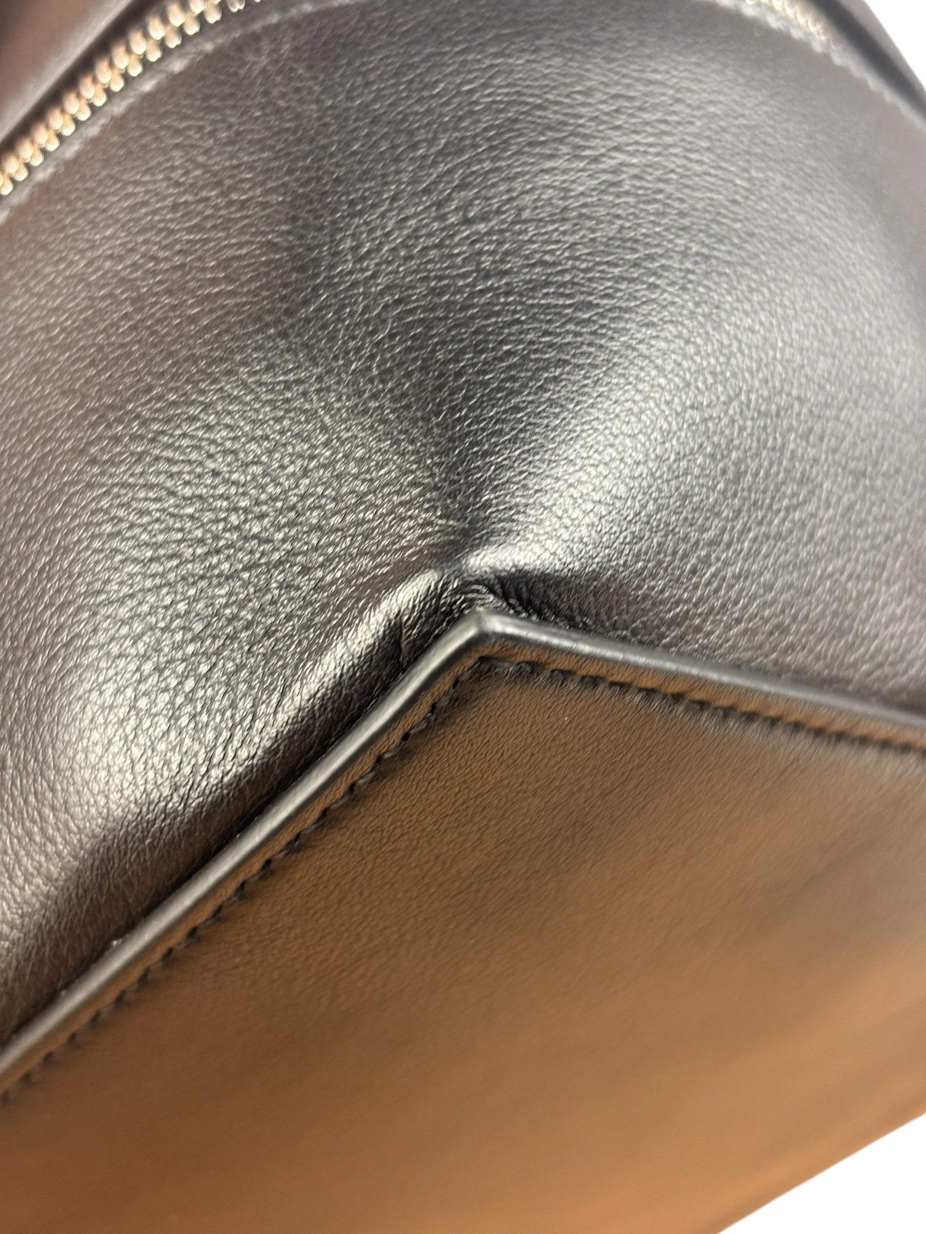 Balenciaga Black Leather Cube Bag 4x4