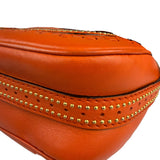 Gucci Orange Leather Snaffle Shoulder Bag