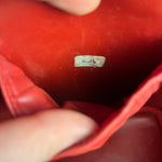 Chanel Red Caviar Vanity Cosmetic Case