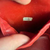 Chanel Red Caviar Vanity Cosmetic Case