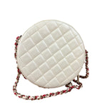 Chanel Limited Edition Lifesaver Round Crossbody Red