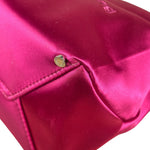 Alexander Wang Fuchsia Pink Satin Lunch Clutch