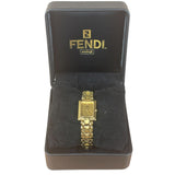 Fendi 730-L Gold Played Champagne Dial Tank