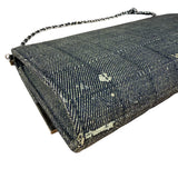 Chanel Denim Chocolate Bar Chain Flap Bag 2002
