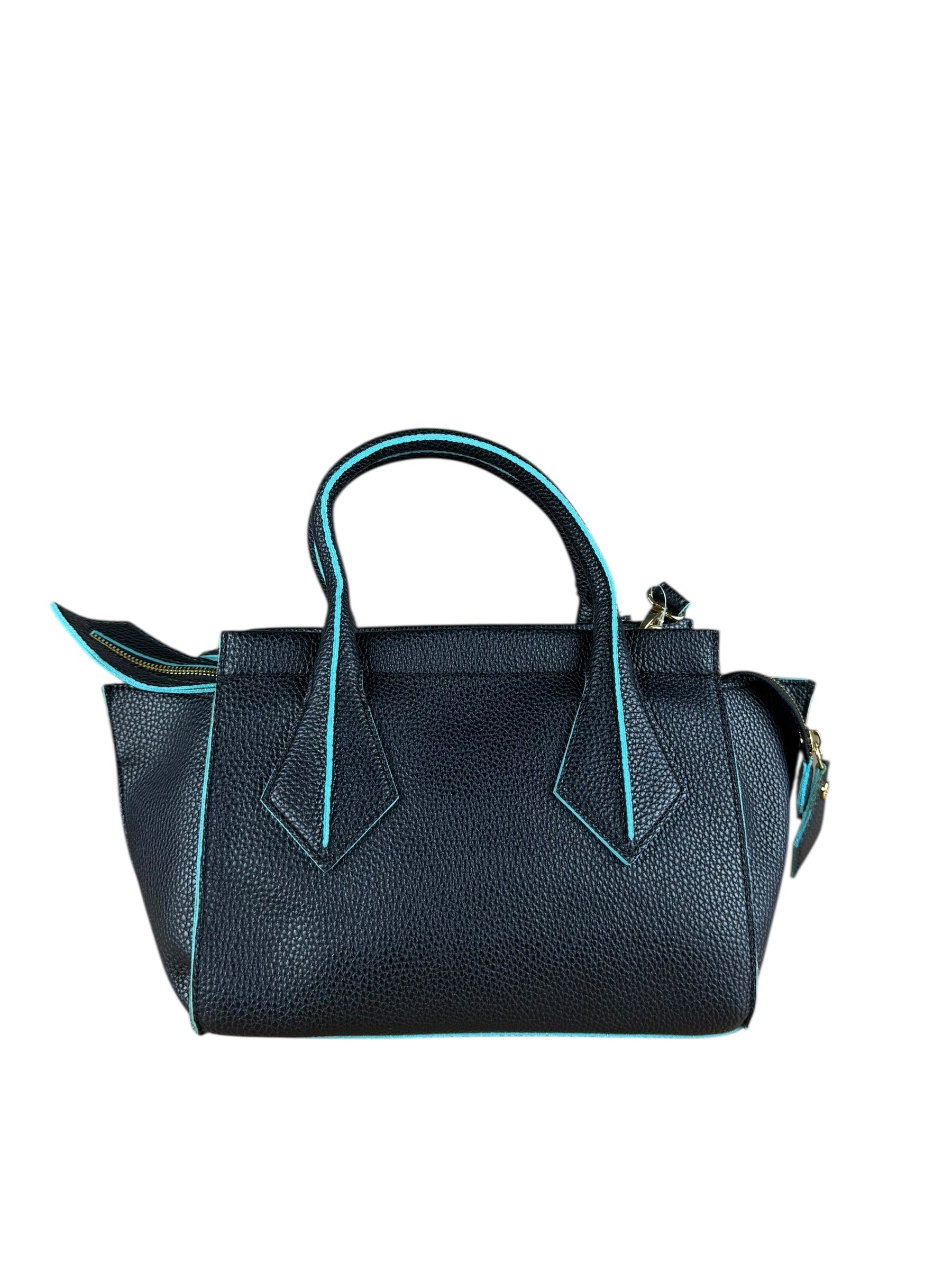 Vivienne Westwood Navy Leather Two Way Bag